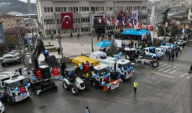Kocaeli Dilovası'na 16 yeni hizmet aracı