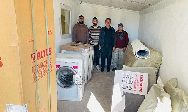 Manisa Gördesli ailenin yüzü Büyükşehir'le güldü