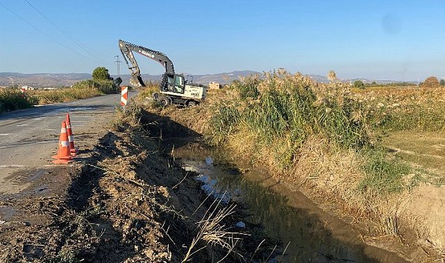 Manisa Yunusemre'de dere temizliği