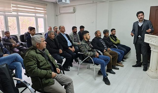 Mardin'de sürülerde verim için çifte destek