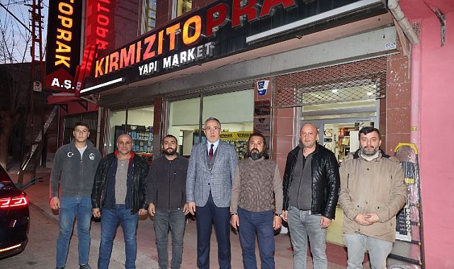 Mehmet Savran'dan esnafa ziyaret