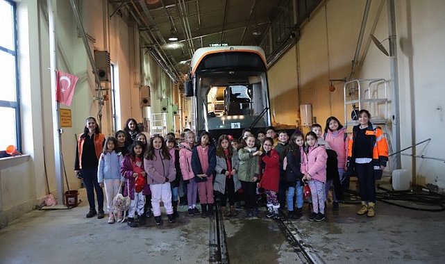 Minik öğrencilerden ESTRAM ziyareti