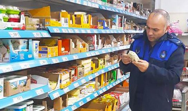 Mudanya Zabıtası'ndan tarihi geçmiş ürünlere sıkı denetim