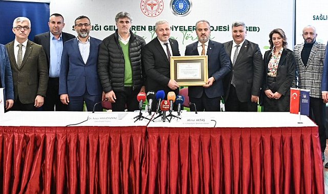 Sağlığı geliştiren ilk Büyükşehir 'Bursa' oldu