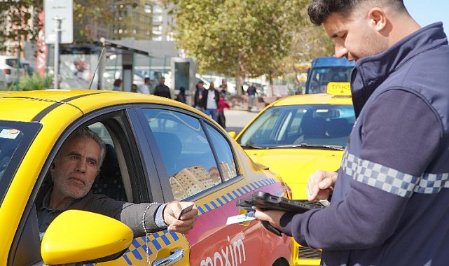 Taksilere sıkı denetim