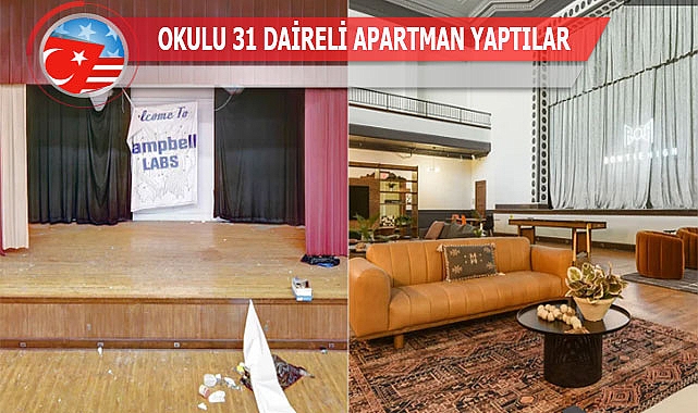 ABD'de 100 Bin Dolara Okulu Aldı Apartman Yaptı