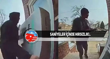 ABD'de Hırsız, Kargocunun Bıraktığı TV'yi Çaldı