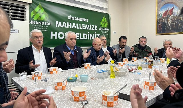 AK Partililer Bursa'da Sinandede sakinleriyle buluştu