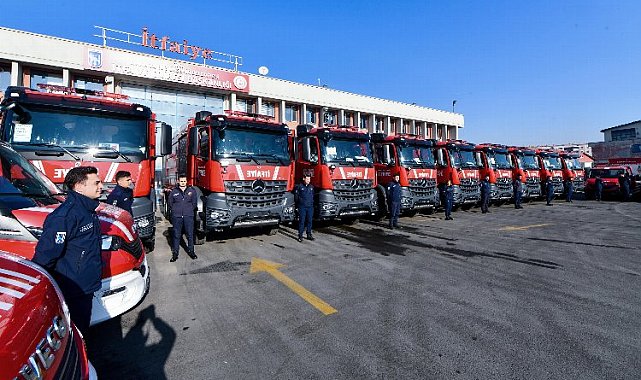 Ankara İtfaiyesi araç filosunu güçlendiriyor