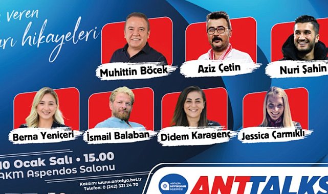 Antalya'da "ANTTALKS" başlıyor
