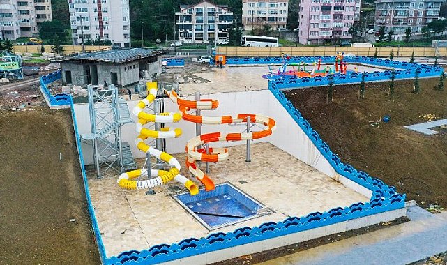 Aquapark tamam, sıra çevre düzenlemesinde