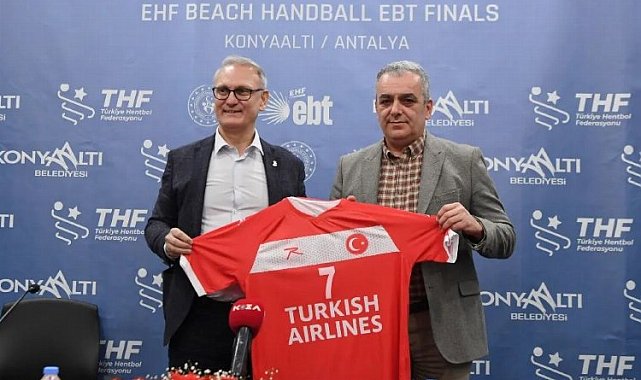 Avrupa Plaj Hentbolu finallerine Konyaaltı protokolü