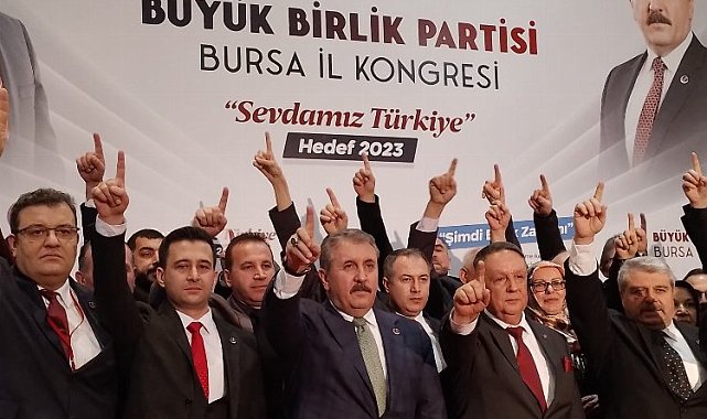 BBP Bursa'da Başkan Filizli güven tazeledi
