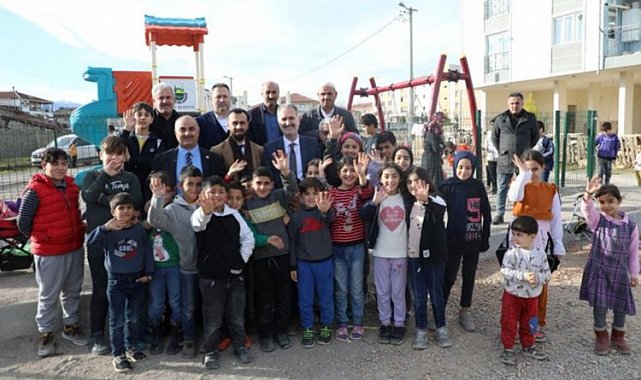Bursa İnegöl'de 'Huzur'lu iki yeni park