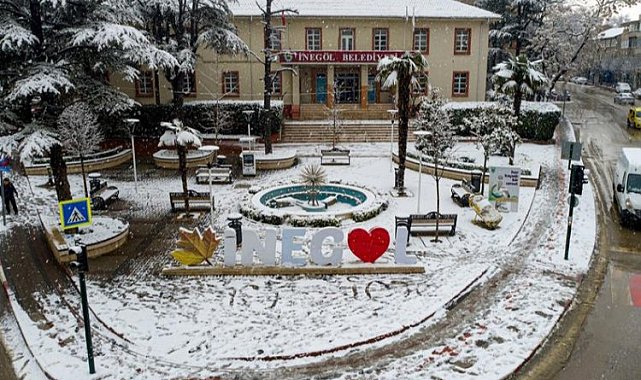 Bursa'da İnegöl 'kar'ı hazır kıta bekliyor!