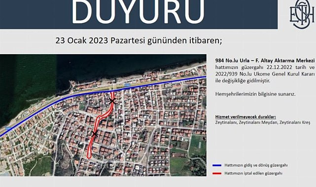 ESHOT'tan üç yeni hat daha