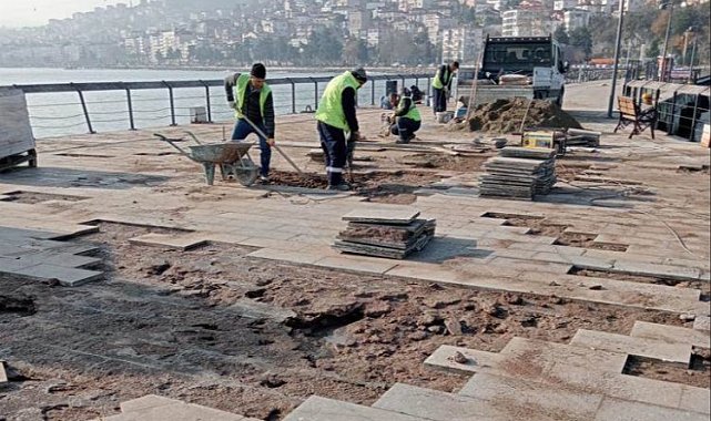 Fırtına Ordu sahillerini vurdu