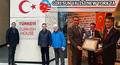 Giresun Valisi Enver Ünlü New York'ta...