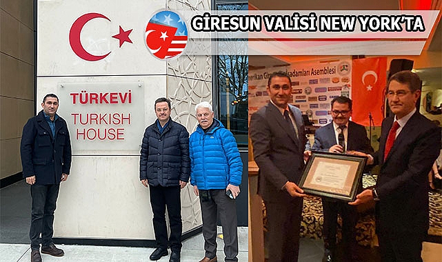 Giresun Valisi Enver Ünlü New York'ta...