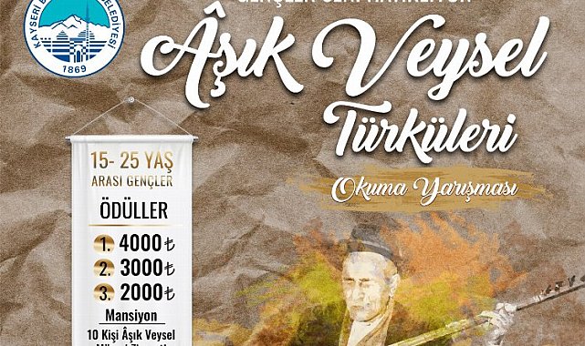 KAYMEK'ten Aşık Veysel yarışması