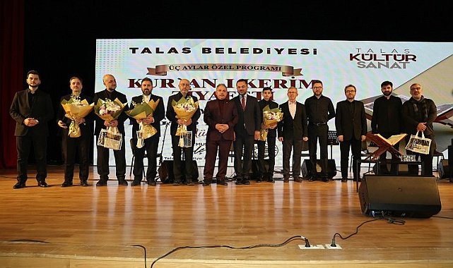 Kayseri Talas'ta Kur'an ziyafeti