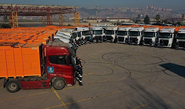 Kocaeli'de atık aktarma araçları hizmete girdi