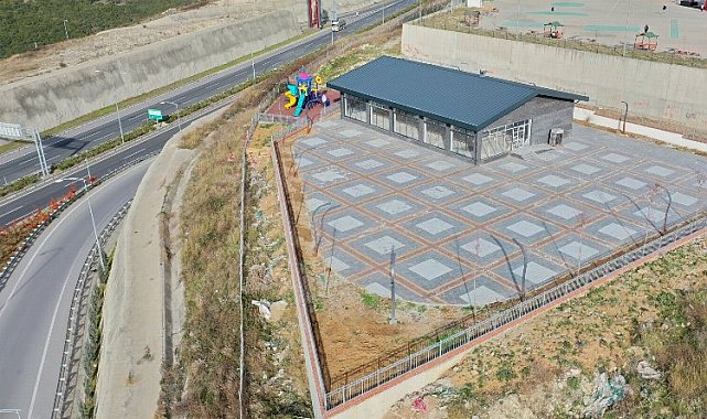 Kocaeli'nde köprü manzaralı seyir terası