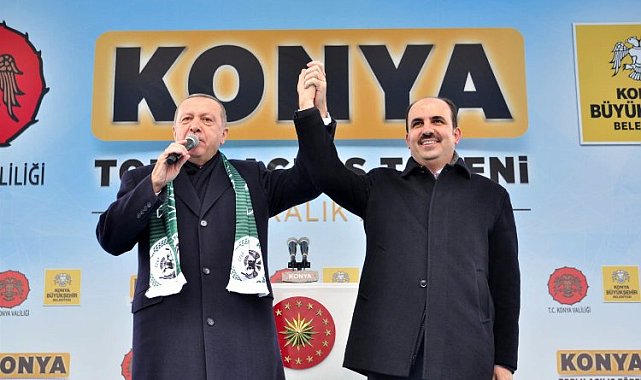 Konya'dan Erdoğan'a 'Mevlana' teşekkürü