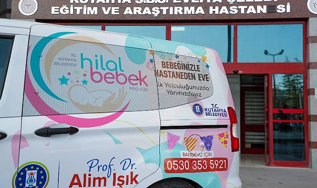 Kütahya'ya 'Hilal Bebek Taksi' geldi