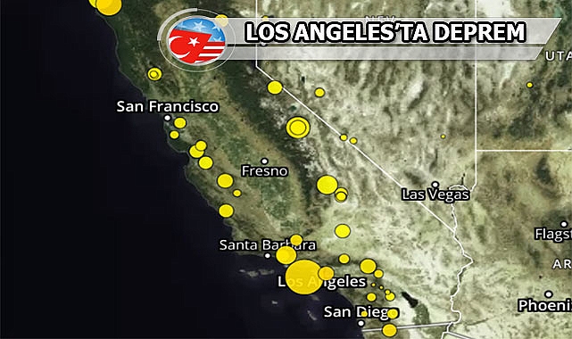 Los Angeles'ta 4.2 Şiddetinde Deprem