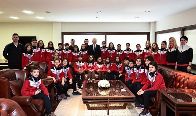 Madalya avcılarından Başkan Zolan'a ziyaret