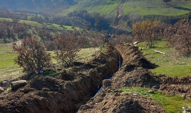 Manisa Salihli'de kesintisiz su için çalışıyor