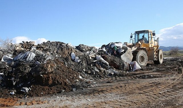 Manisa'da kaçak hafriyata karşı anında müdahale