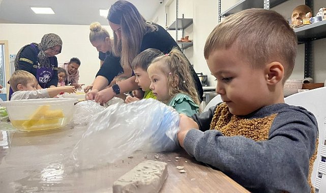 Minikler İZGİM'de ara tatilde de, hem eğlenecek hem öğrenecek