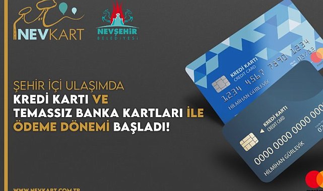 Nevşehir'de toplu ulaşımda kredi kartı dönemi