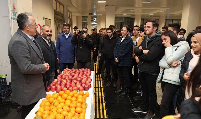 NEVÜ öğrencilerine belediyeden ikram