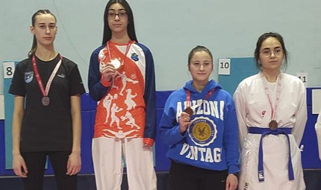 Okul Sporları'nda Çayırova'ya karatede 20 madalya