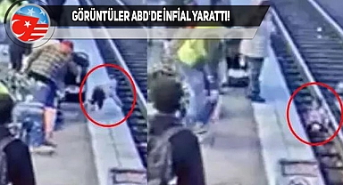 Oregon'da Cani Kadın, Küçük Çocuğu Raylara İtti