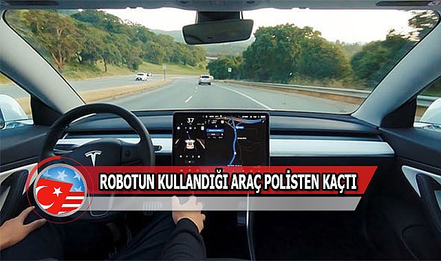 Otomatik Pilot Tesla Polisten Kaçtı