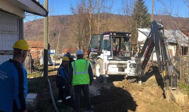 Sakarya'da Taraklı Mahdumlar'a  içme suyu