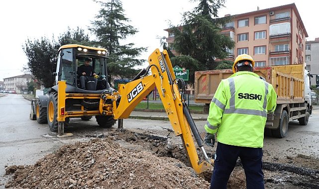 Sakarya'da yağmur hattı yenileniyor