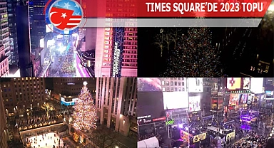 Times Meydanında 2023 Ball Drop ve Yılbaşı