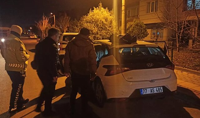 Yalova'dan çalınan aracı Orhangazi polisi yakaladı