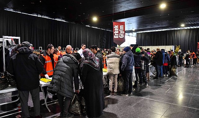 10 bin depremzedeye giyim desteği