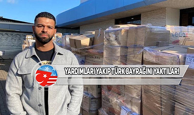 Almanya'da, Türkiye'ye Toplanan Yardım Kundaklandı