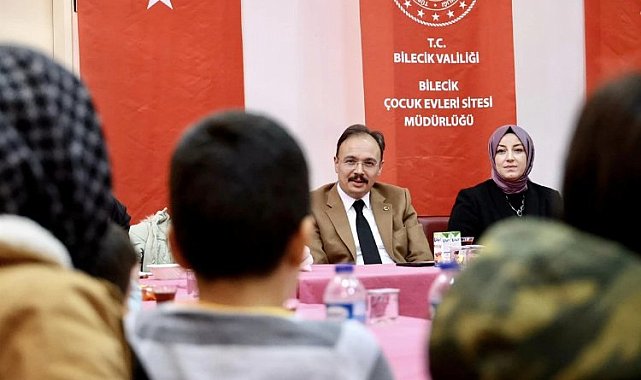 Bilecik Valisi depremzede çocuklarla buluştu
