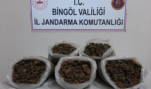 Bingöl'de 3 kilogram esrar ele geçirildi