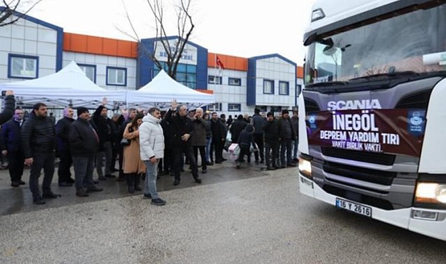 Bursa İnegöl'den deprem bölgelerine yardım eli