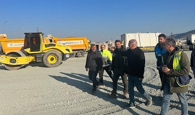 Çadır kentlerin altyapısını hazırlıyor