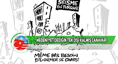 Charlie Hebdo'nun Deprem Karikatürü Tepki Çekti